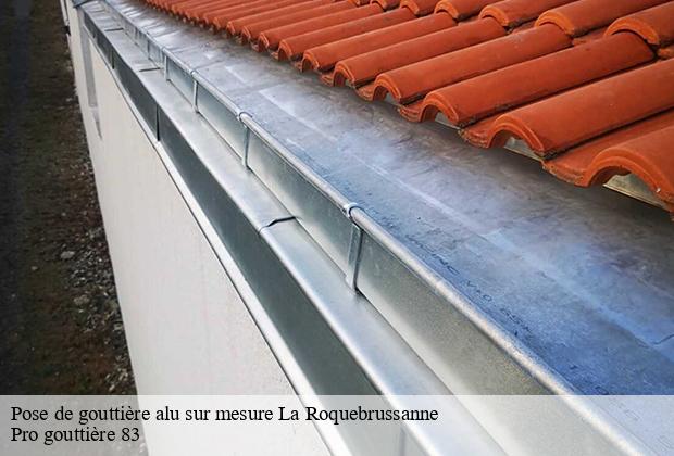 Pose de gouttière alu sur mesure  la-roquebrussanne-83136 Pro gouttière 83