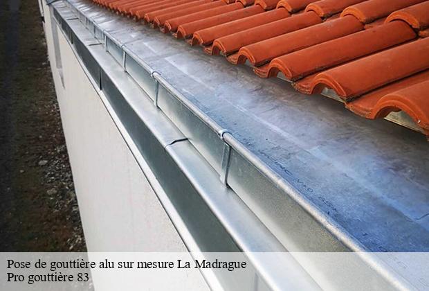 Pose de gouttière alu sur mesure  la-madrague-83270 Pro gouttière 83