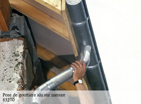Pose de gouttière alu sur mesure  la-madrague-83270 Pro gouttière 83