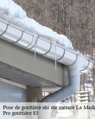 Pose de gouttière alu sur mesure  la-madrague-83270 Pro gouttière 83