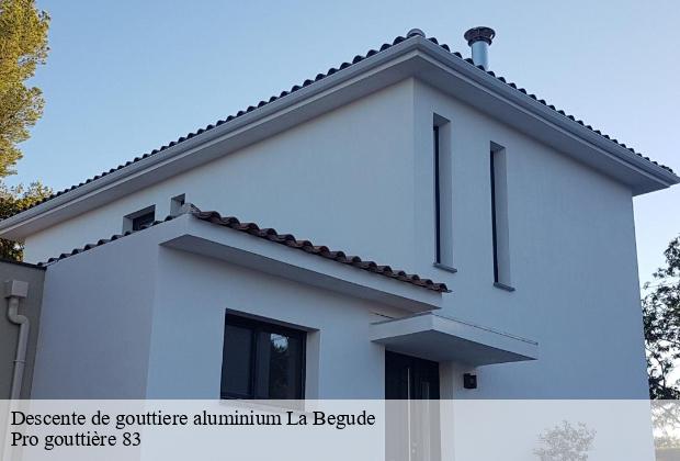 Descente de gouttiere aluminium  la-begude-83330 Pro gouttière 83