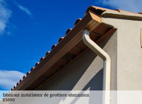 fabricant installateur de gouttiere aluminium  villecroze-83690 Pro gouttière 83