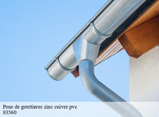 Pose de gouttieres zinc cuivre pvc  rians-83560 Pro gouttière 83