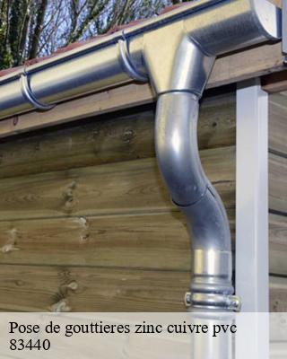 Pose de gouttieres zinc cuivre pvc  tourrettes-83440 Pro gouttière 83